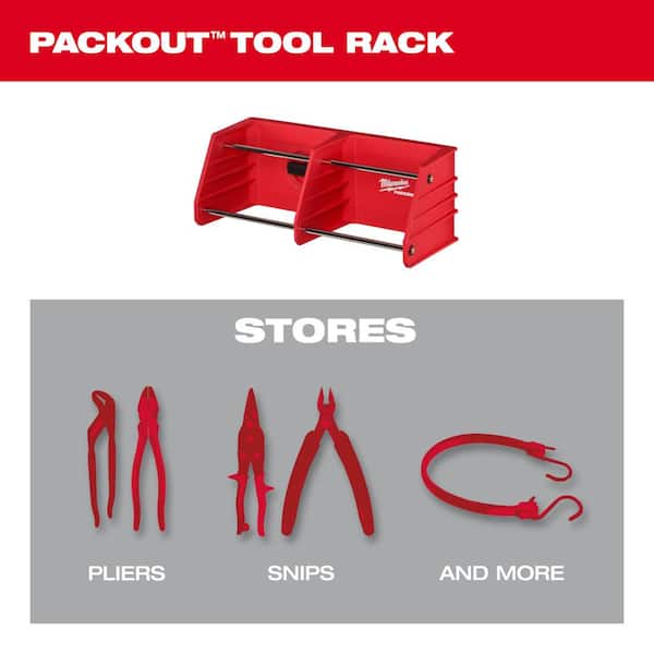 Plier Organizer Rack (2 Pack) Holds A Total of 30 Spring Loaded, Regular  and Wide Handle Insulated Pliers, Two Tool Box Organizers, Pliers Storage