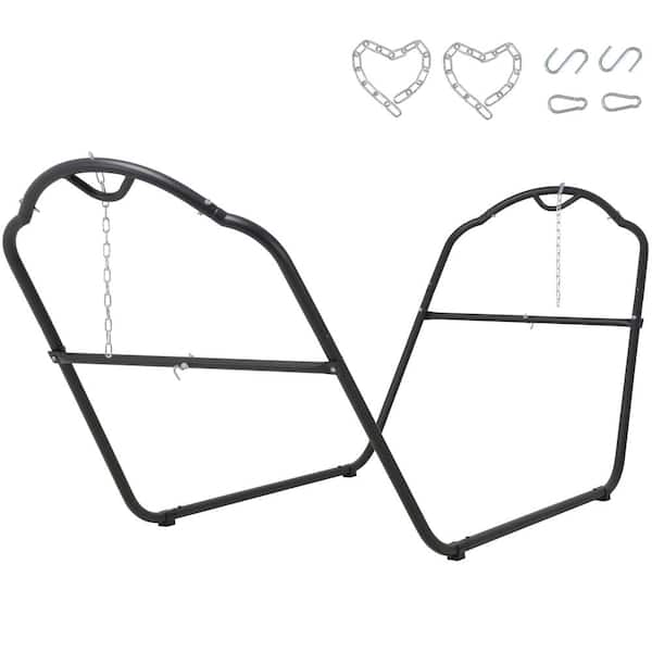 Universal Multi-Use Heavy Duty Steel Hammock Stand – Fits 9.5 to 14 ft. Hammock, Patent Pending, 125" W x 44" D x 47" H