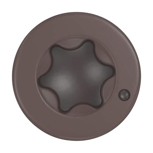 2-1/2 in. #8 316 Stainless Steel Dark Brown Premium Star Drive Trim Screws (350-Count)