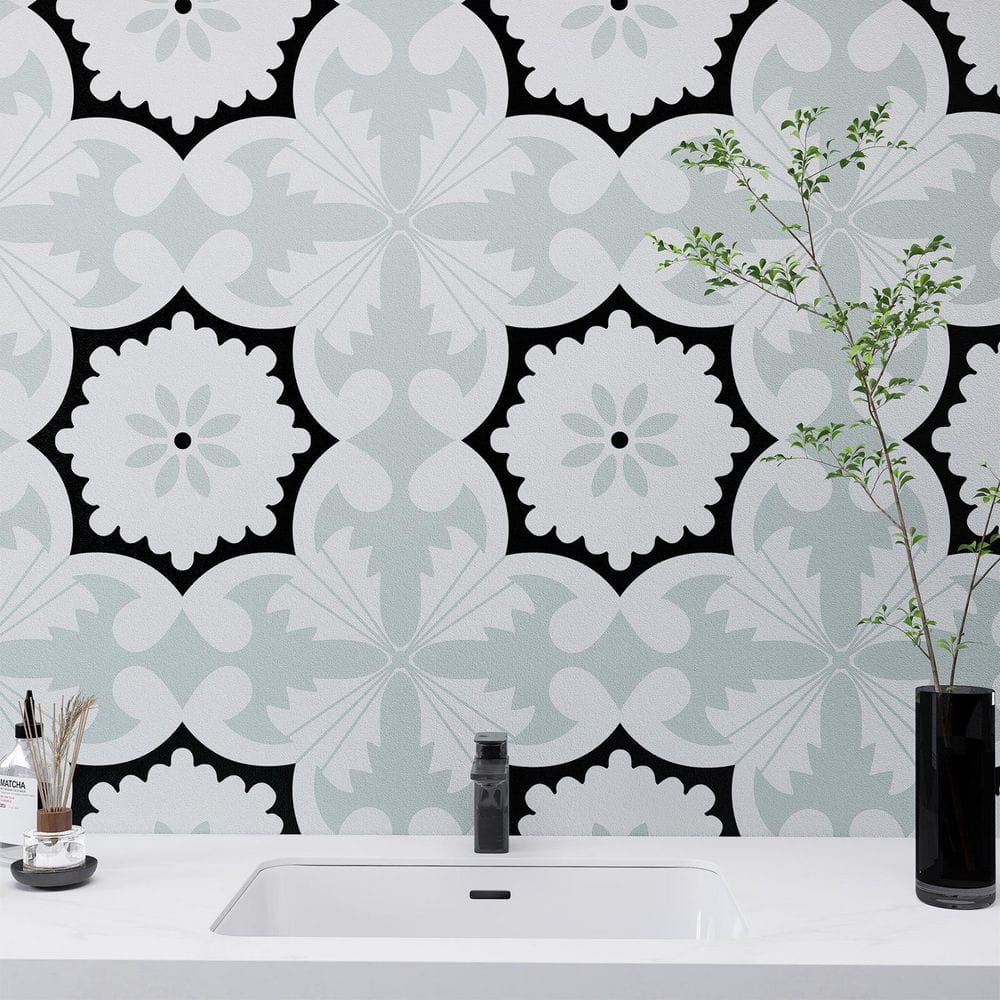 Peel and Stick Backsplash Self Adhesive 24 in. x 120 in. Vinyl Wall Decals Tiles Roll for Floor (1-Roll / 20 sq. ft. ) price history on PriceWatchPro