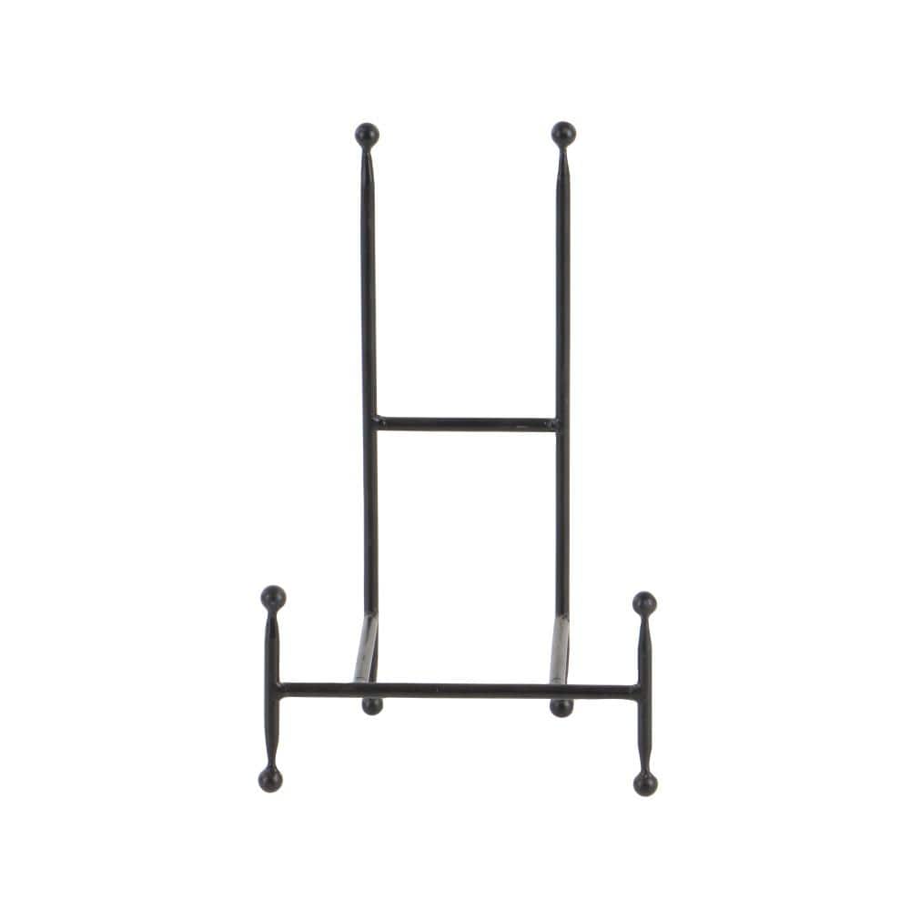 Black Iron Ball-Tip Easel Set for Art Display