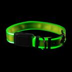 NiteDog - M - Lime/Green Rechargeable LED Collar
