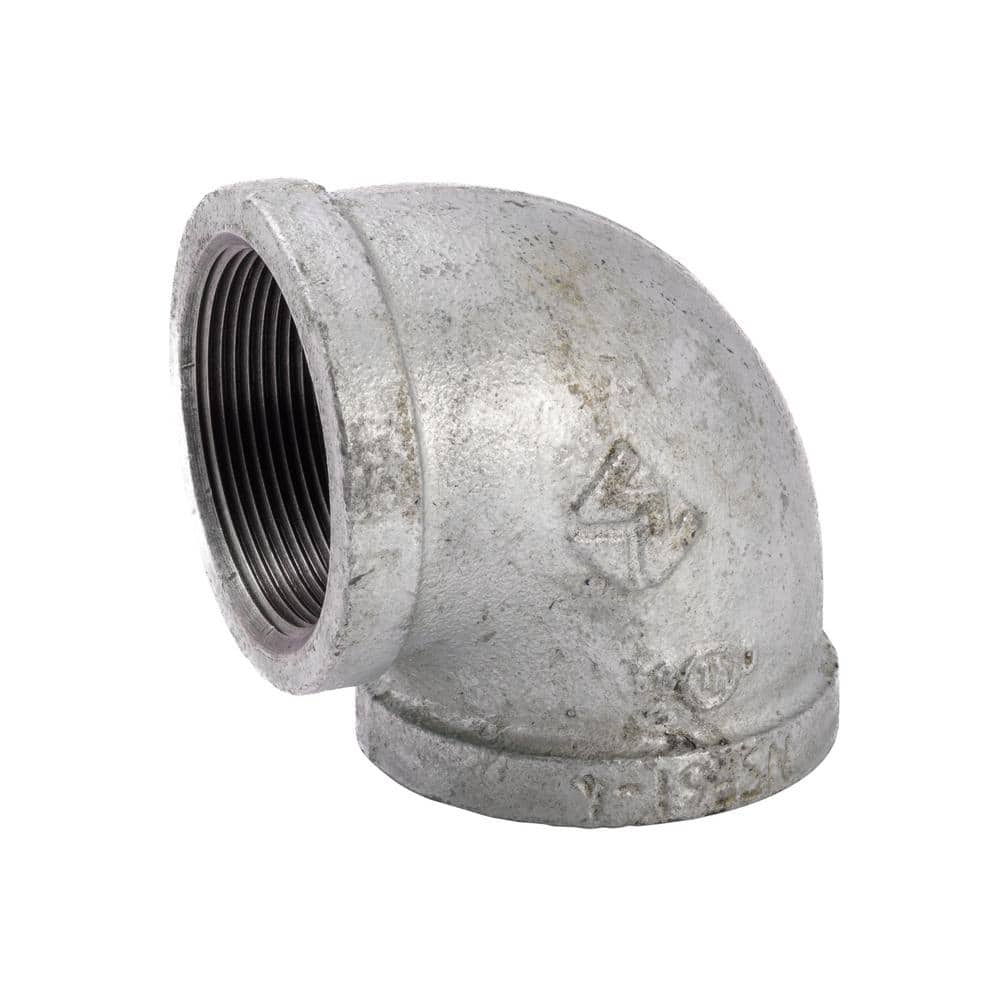 2 in. Galvanized Malleable Iron 90-Degree FPT x FPT Elbow Fitting price history on PriceWatchPro