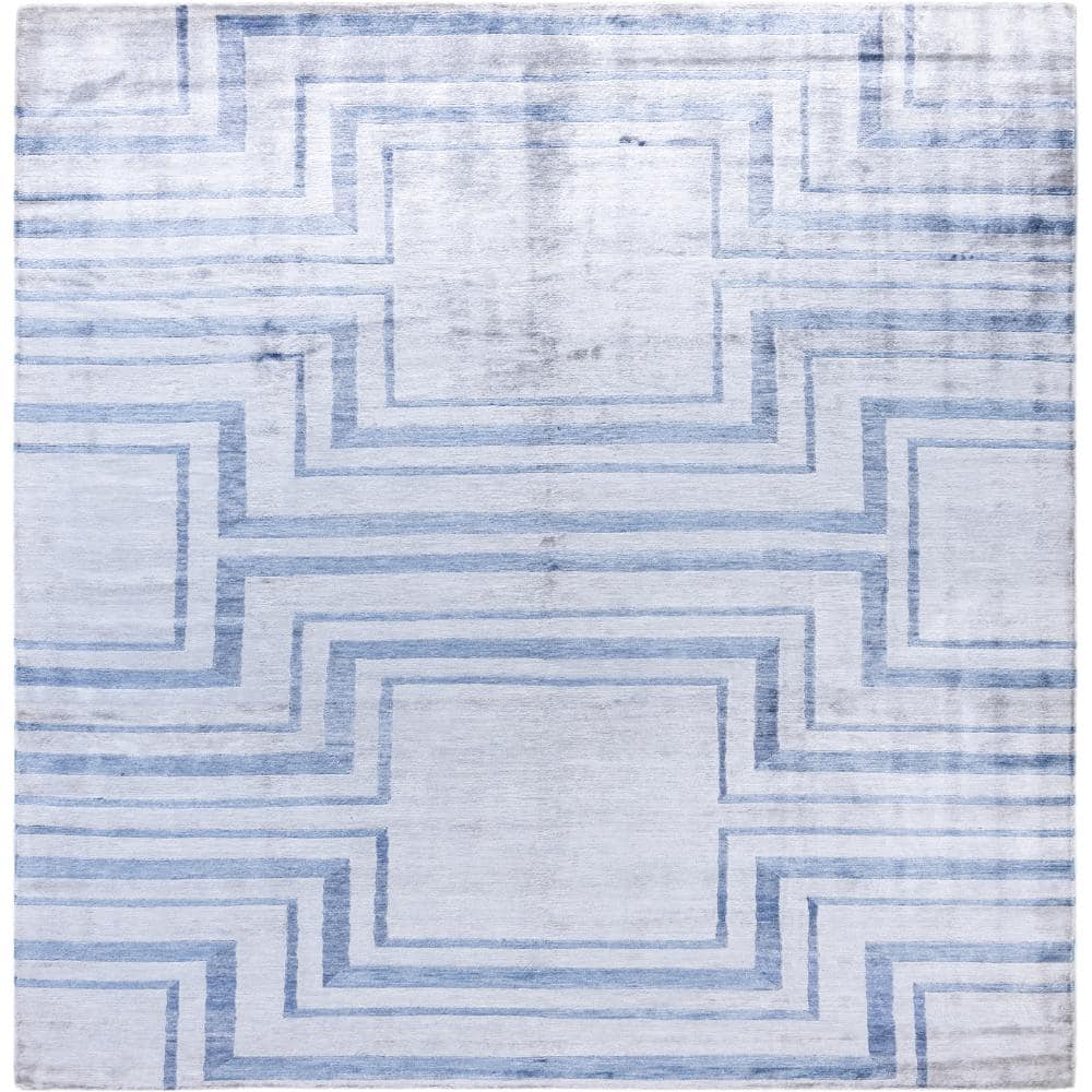 Modern-Contemporary Ivory 8 X 10 Hand-Knotted Silk Indoor Area Rug price history on PriceWatchPro