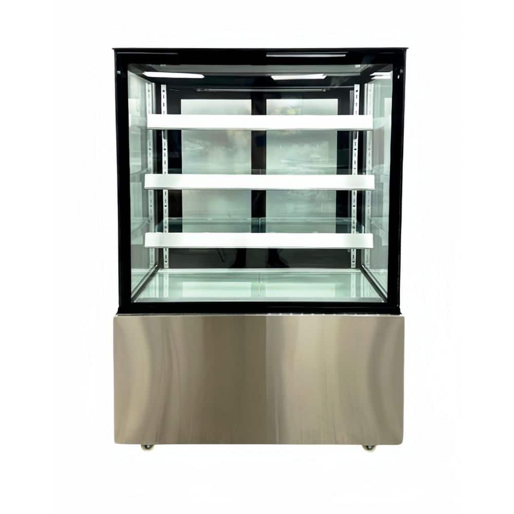 36  in. W 13.7 cu. ft. Commercial NSF Refrigerated bakery Refrigerator Case 3 Shelf in Stainless Steel price history on PriceWatchPro