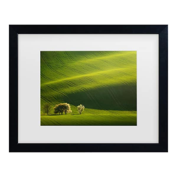 Trademark Fine Art Daniel Rericha Moravian Waves Matted Framed Photography Wall Art 18 in. x 22 in.