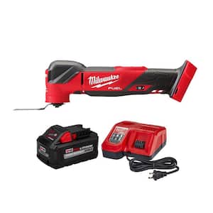 M18 FUEL 18-Volt Lithium-Ion Cordless Brushless Oscillating Multi-Tool with 8.0 Ah Starter Kit