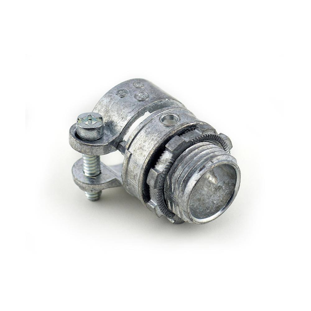 BRIDGEPORT 1/2 in. Flexible Metal Conduit (FMC) Squeeze Connectors (50
