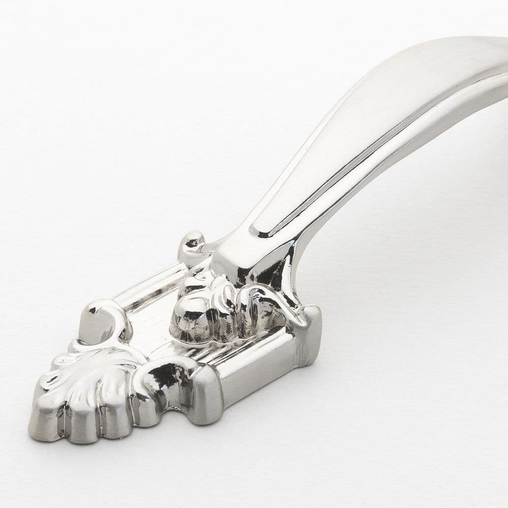 Brushed Nickel 9" Deco Cabinet Pull with Mounting Hardware