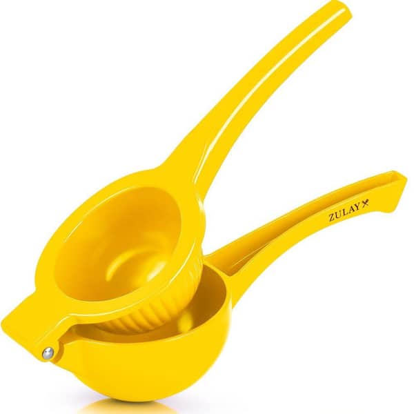 Zulay Kitchen Premium Quality Metal Orange Squeezer Citrus Juicer - Yellow