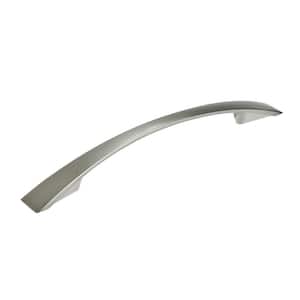 Silverthorn Collection 5 1/16 in. (128 mm) Brushed Nickel Modern Cabinet Arch Pull