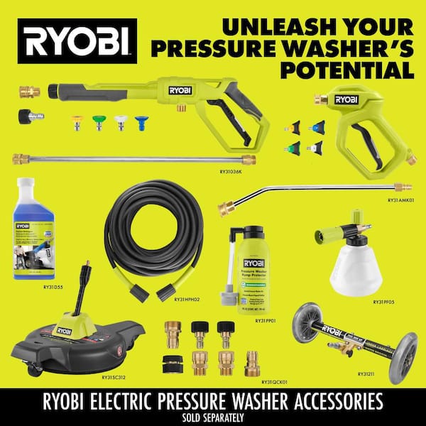 RYOBI 2100 PSI 1.2 GPM Cold Water Corded Electric Pressure Washer