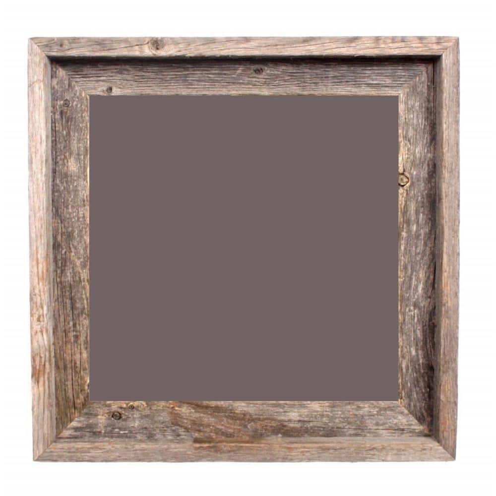 Homeroots 12 in. Weathered Gray Farmhouse Gray Wooden Heart