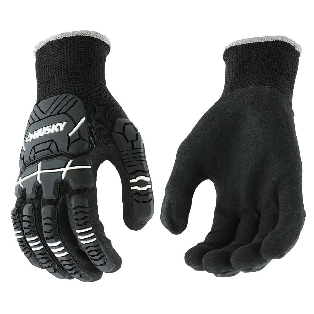 Husky XLarge Dipped Impact Glove HK37181XL The Home Depot