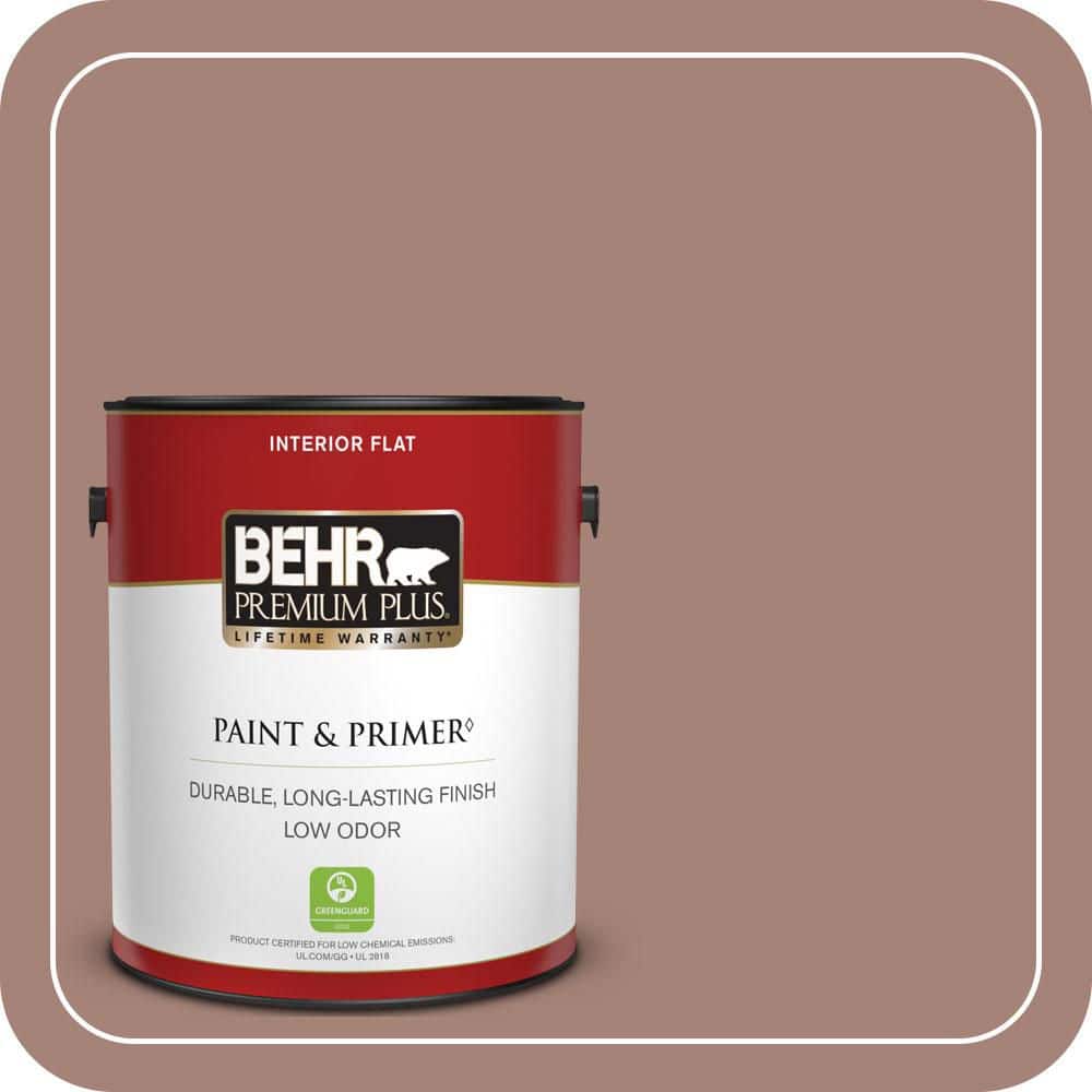1 gal. Home Decorators Collection #HDC-NT-07 Hickory Branch Flat Low Odor Interior Paint & Primer price history on PriceWatchPro