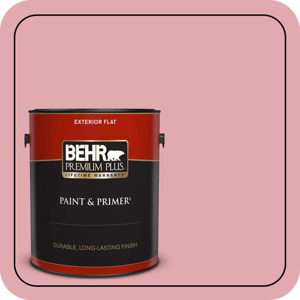 1 gal. #130C-3 Raspberry Lemonade Flat Exterior Paint & Primer price history on PriceWatchPro