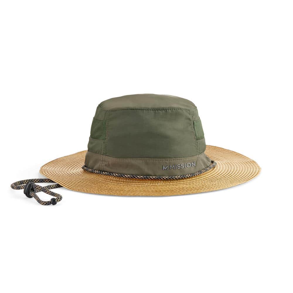 Mission Cooling Adventure Hat in Olive 109528 - The Home Depot