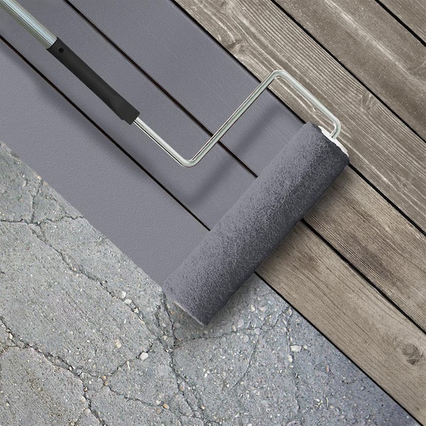5 gal. #PPU16-15 Gray Heather Low-Lustre Enamel Interior/Exterior Porch and Patio Floor Paint