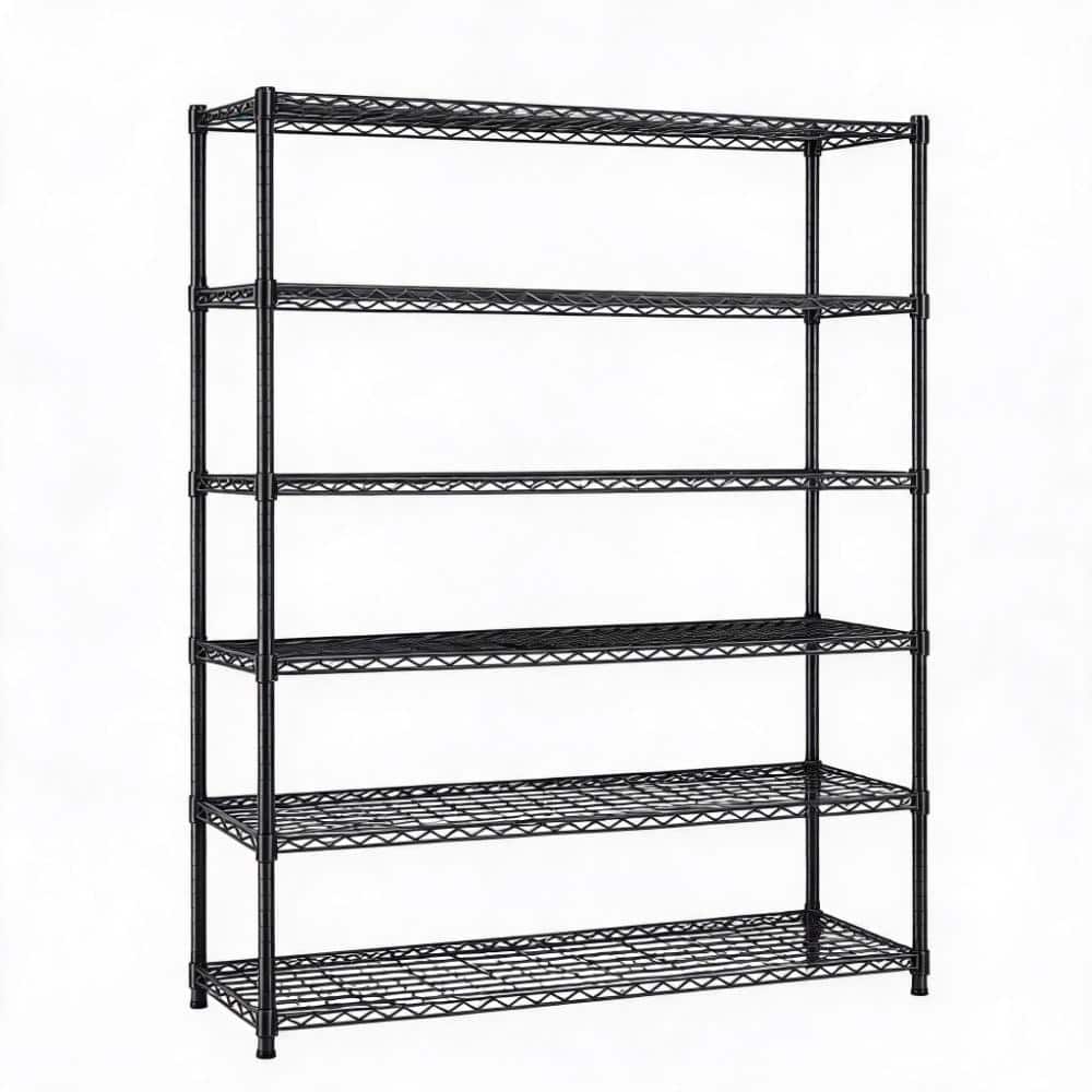 6-Tier Heavy-Duty Wire Shelving Unit with Adjustable Shelves, 3,840 lbs. Capacity price history on PriceWatchPro