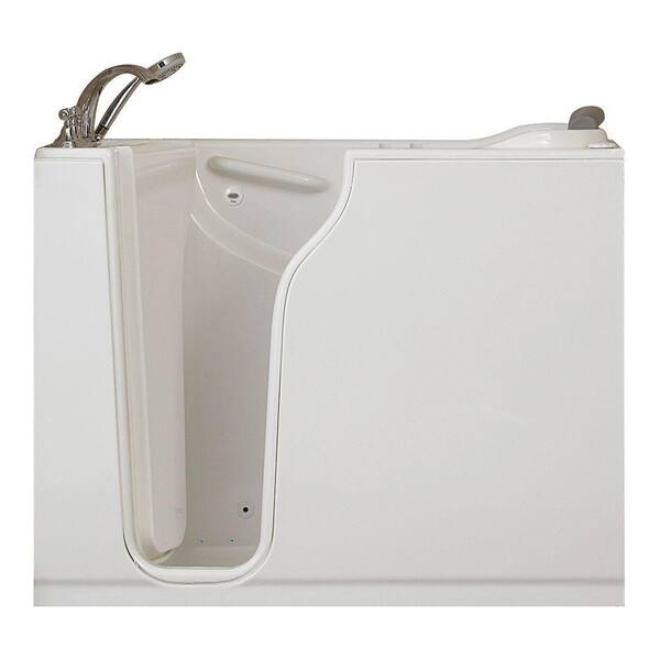 American Standard Gelcoat Standard Series 52 in. x 30 in. Walk-In Whirlpool and Air Bath Tub with Quick Drain in White