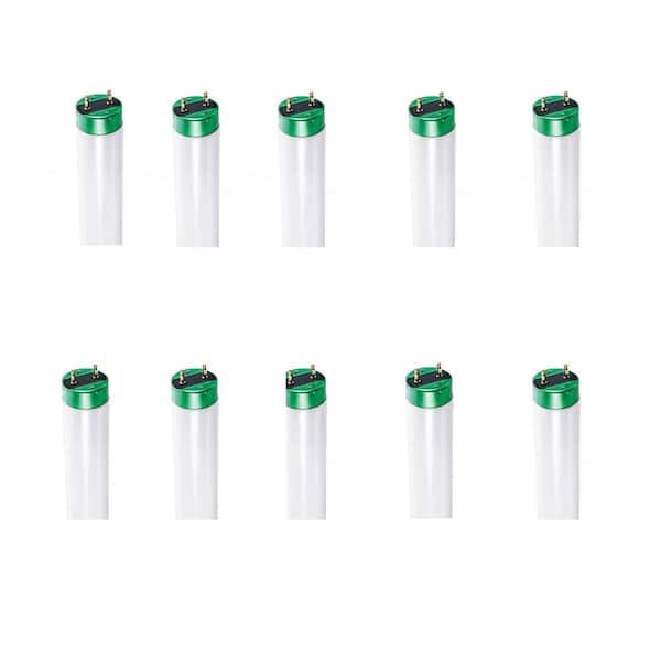 Philips 32-Watt 4 ft. ALTO Linear T8 Fluorescent Tube Light Bulb, Daylight (6500K) (10-Pack)