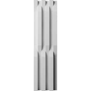 1 in. x 1/2 ft. x 2 ft. EdgeCraft Indus Style Seamless White PVC Decorative Wall Paneling (8-Pack)