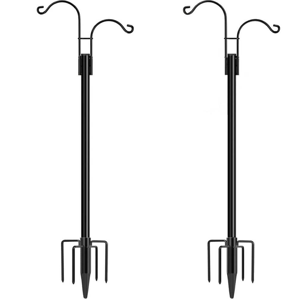 92 in. Double Shepherds Hooks for Outdoor 2 Pack Heavy Duty Metal Planter Hooks price history on PriceWatchPro