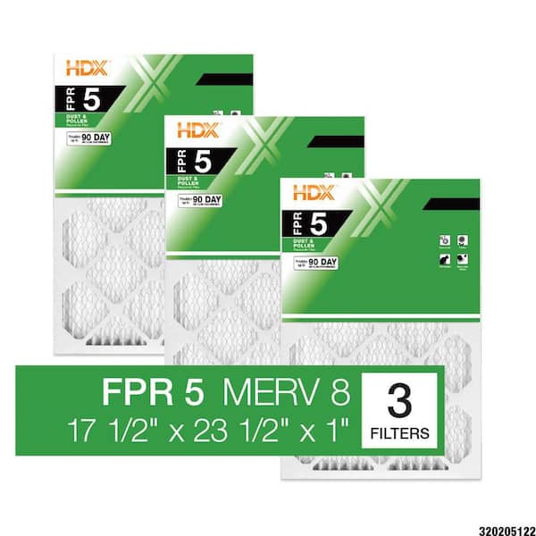 Aerostar 16x25x1 MERV 8, Clean Air Filter, 2 Pack