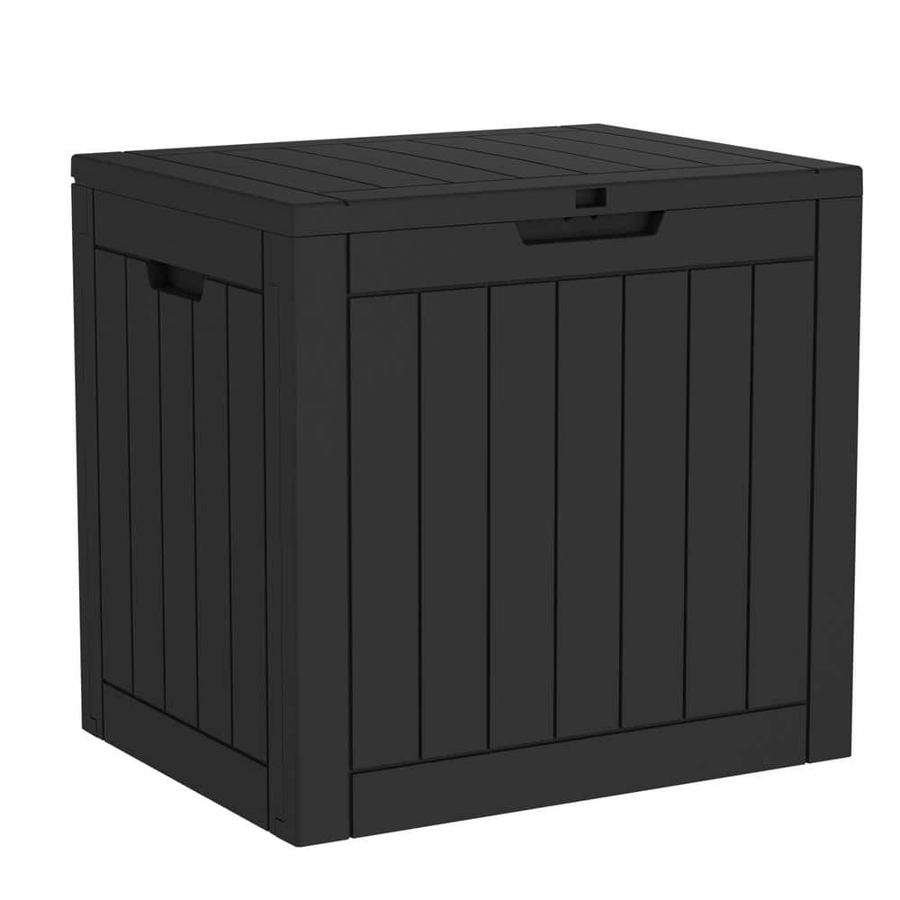 30 gal. Waterproof Resin Outdoor Storage Deck Box DB30BK03 - The Home Depot