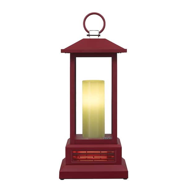 Duraflame 1,500-Watt Electric Lantern Infrared Quartz Space Heater with Remote Control in Cinnamon