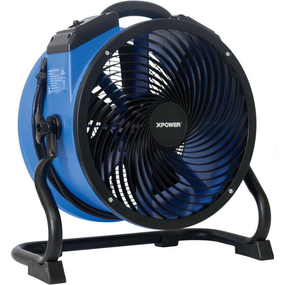 14 in. Heavy Duty Industrial High Velocity Utility Shop Floor Fan, Black Bl