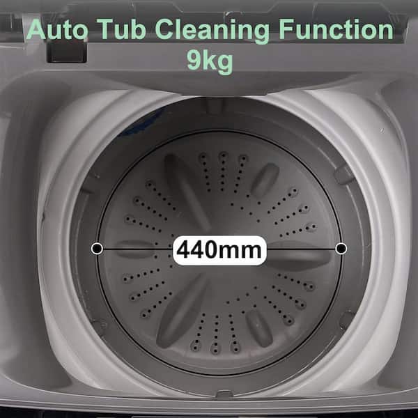 Deeshe 2.1 cu. ft. Top Load Washer in Gold with Glass Top Lid