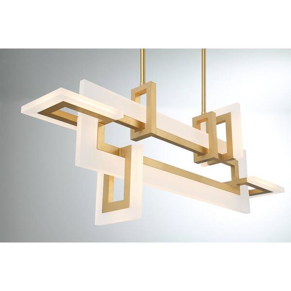 Eurofase Inizio 46-Watt Integrated LED Gold Linear