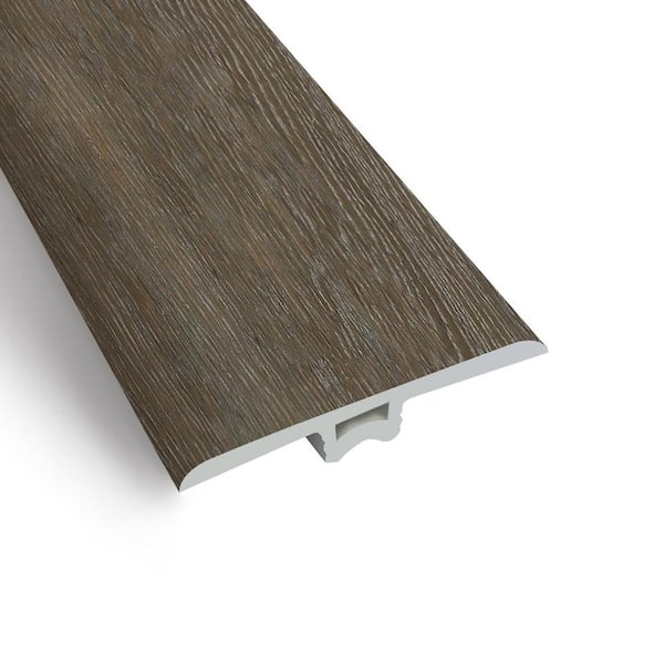 ASPEN FLOORING Waterproof Rigid Core T-Molding in the color Saw Horse 0.23 in. T x 1.77 in. W x 94 in. L