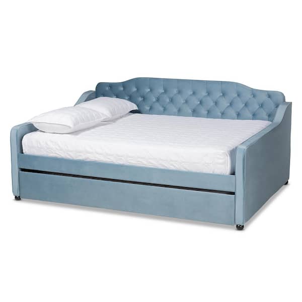Daybed with trundle blue discount