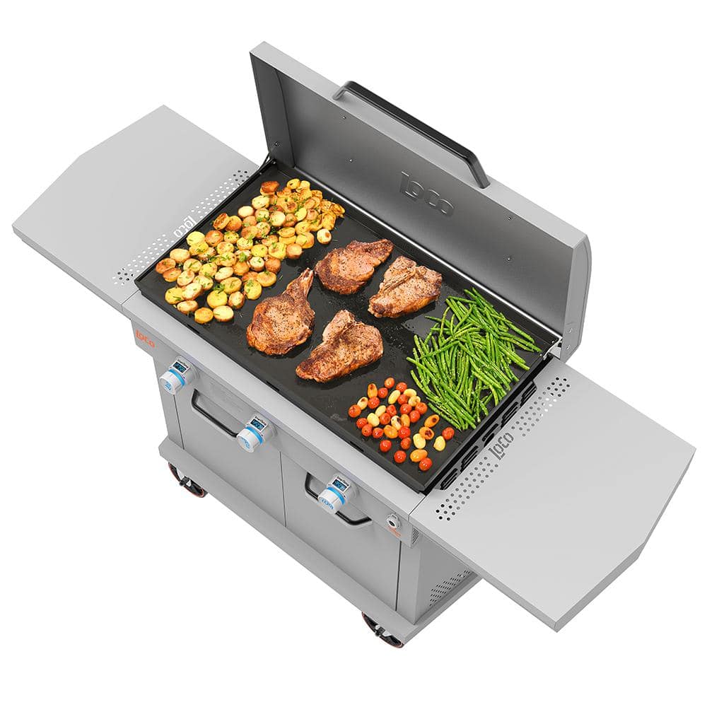 LoCo 36" Black 3-Burner Propane Gas SmartTemp Grill