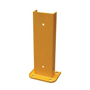 18 in. Narrow Yellow Steel Structural Rack Guard