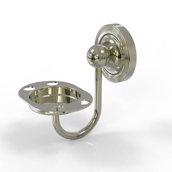 Allied Brass Prestige Regal Collection Tumbler and Toothbrush Holder in Polished Nickel