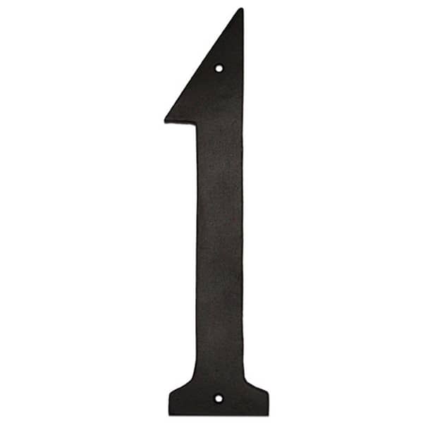 Montague Metal Products 12 in. Standard House Number 1