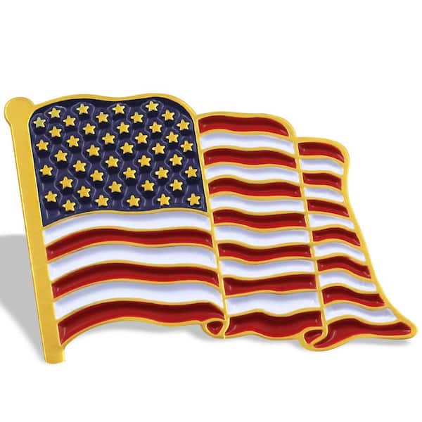 4 High Quality American Flag Lapel Pins Patriotic USA FREE Shipping USA Seller 