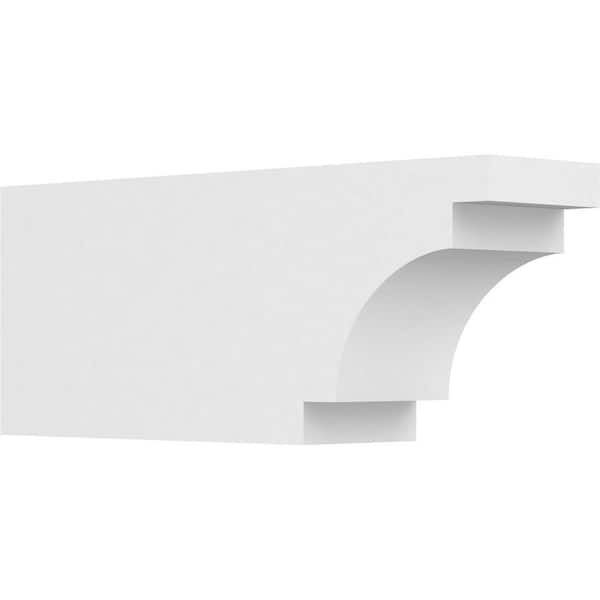 Ekena Millwork 5 in. x 8 in. x 20 in. Mediterranean PVC Rafter Tail Brace