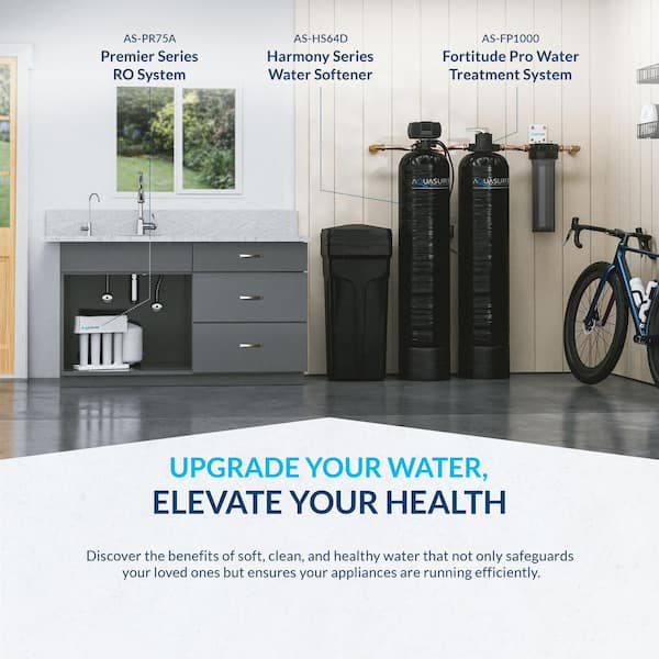 Harmony Series 64,000 Grain Electronic Metered Water Softener with Sediment and Carbon Pre-Filter
