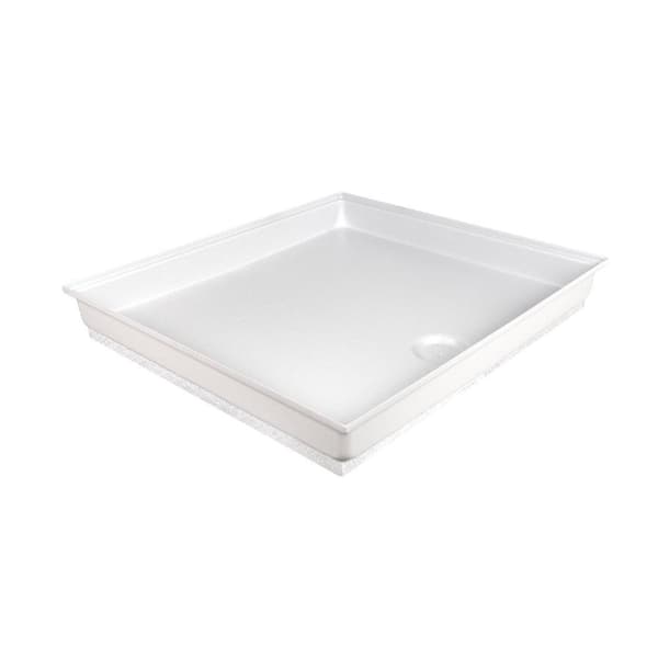 ICON Shower Pan Assembly SP100-PW, Center Drain