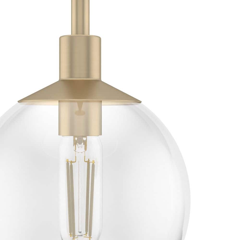 Alturas Gold Clear Glass Mini Globe Pendant Light