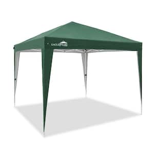10 ft. x 10 ft. . Outdoor Instant Pop Up Canopy Tent with Leg Skirts, Green