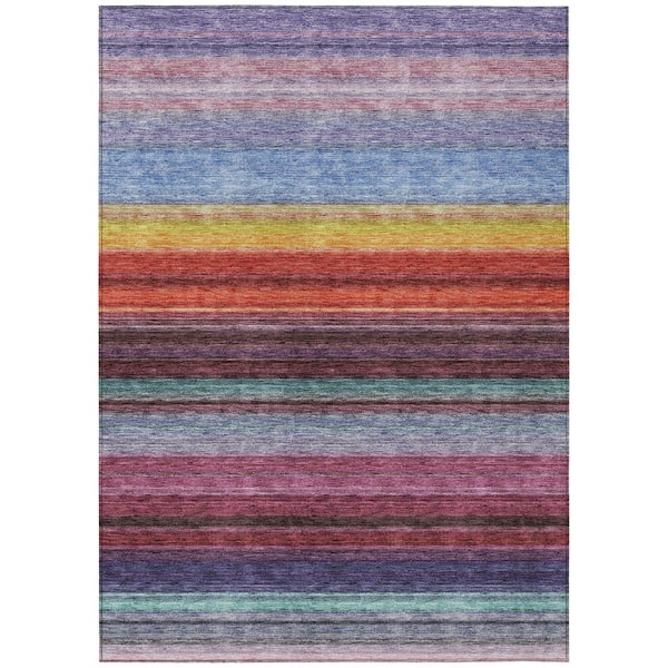Addison Rugs Chantille Machine Washable Indoor/Outdoor Abstract ACN979 Lavender 3 ft. x 5 ft. Area Rug