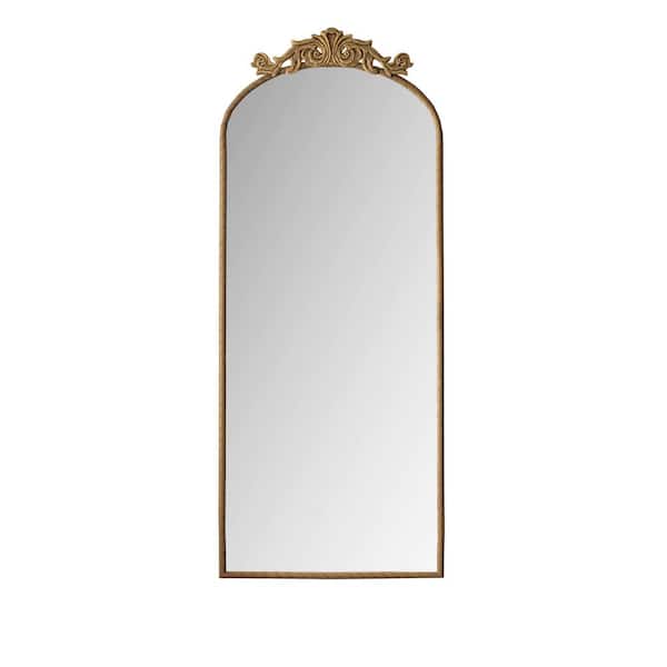 Modern 23.3 in. W x 62.6 in. H Rectangular Pink Metal Frame