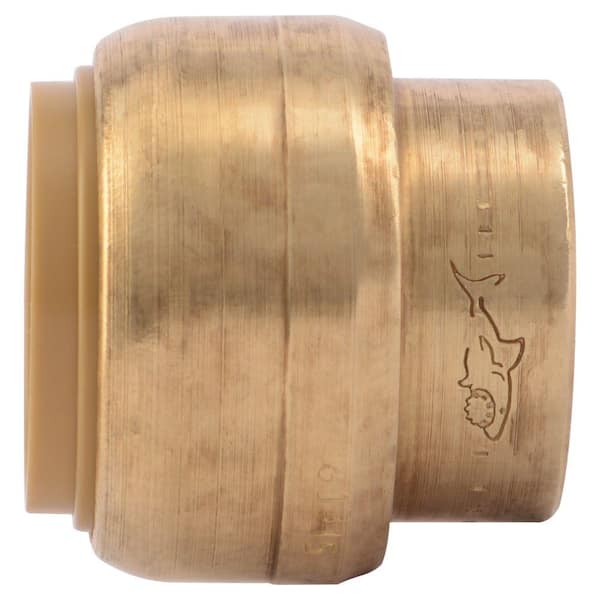 Push to Connect LF Brass Plugs Push-Fit 25 3/4" Sharkbite Style Caps 