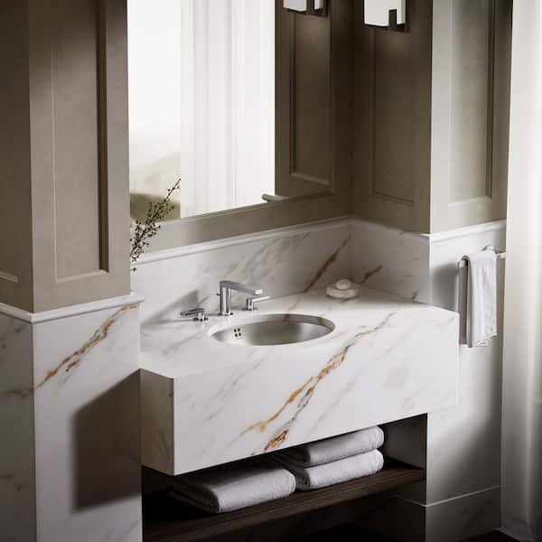 ほでなすバサーわしき KOHLER Bachata 20x16.69in. Undermount Bathroom Sink in Gray