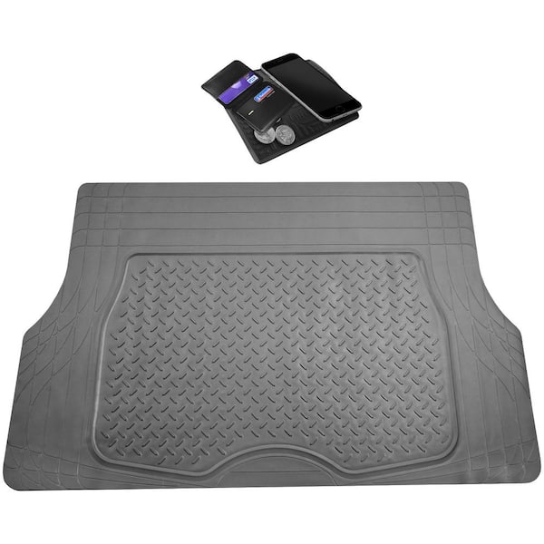 FH Group 47 in. x 32 in. Premium Heavy-Duty Trim to Fit Vinyl Cargo Mat  DMF16401GRAY The Home Depot